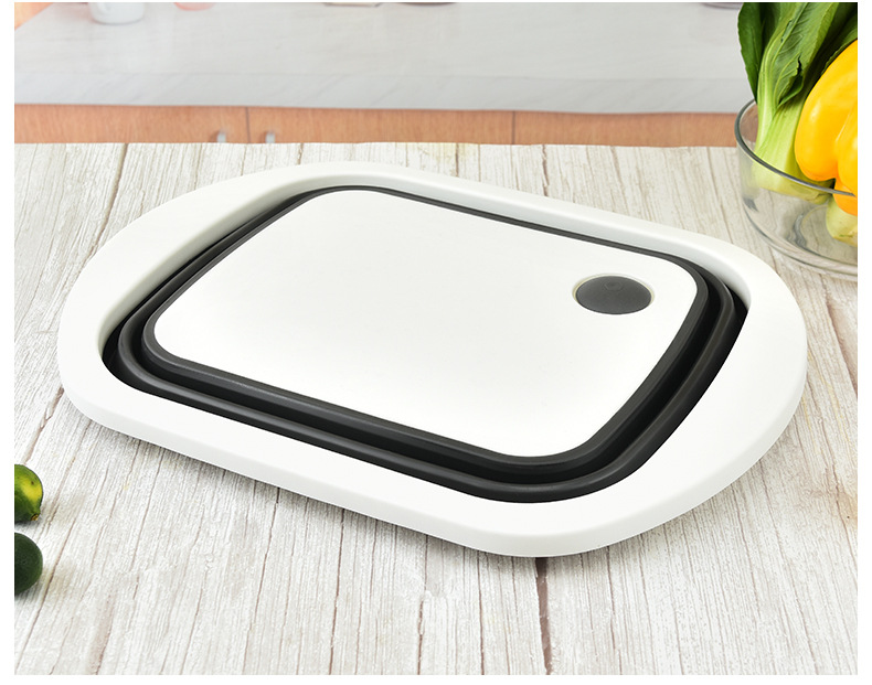 现货多功能折叠菜板可折叠水槽切菜板洗菜切菜沥水储物三合一砧板