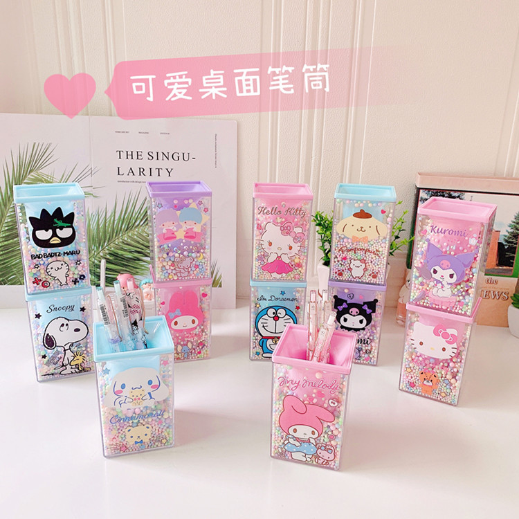 Japanese Cartoon Clow M Pen Holder Girl Heart Dream Colorful and Fresh Desktop Pen Container Multi-Functional Storage Tool