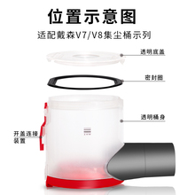 适配戴森吸尘器配件集尘桶V6/V7/V8垃圾桶V10/V11/V12主机灰尘桶