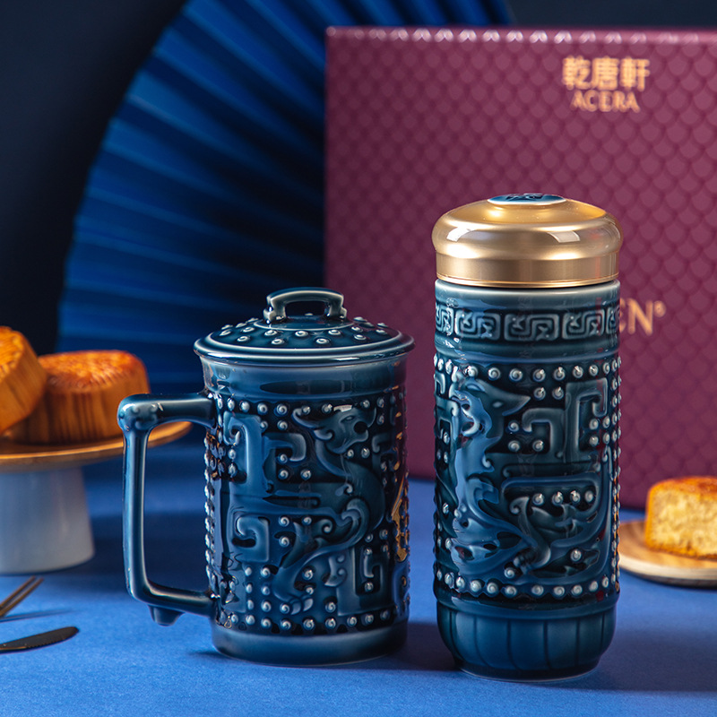 乾唐轩活瓷杯高杯