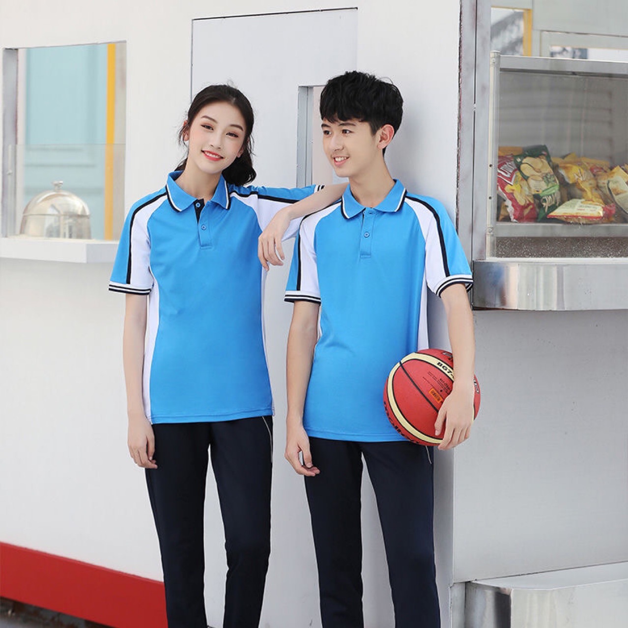 《凯斯特品牌》新款现货校服中小学生通用款式大量现货厂家直销