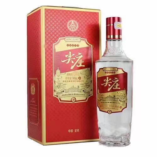 白酒批发五粮绵柔尖庄红优圆瓶42度浓香型白酒整箱6瓶*500ml-阿里巴巴