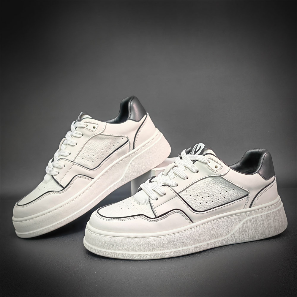 运动鞋批发男士休闲鞋子男款欧洲站男鞋小白鞋潮鞋男真皮男生鞋子