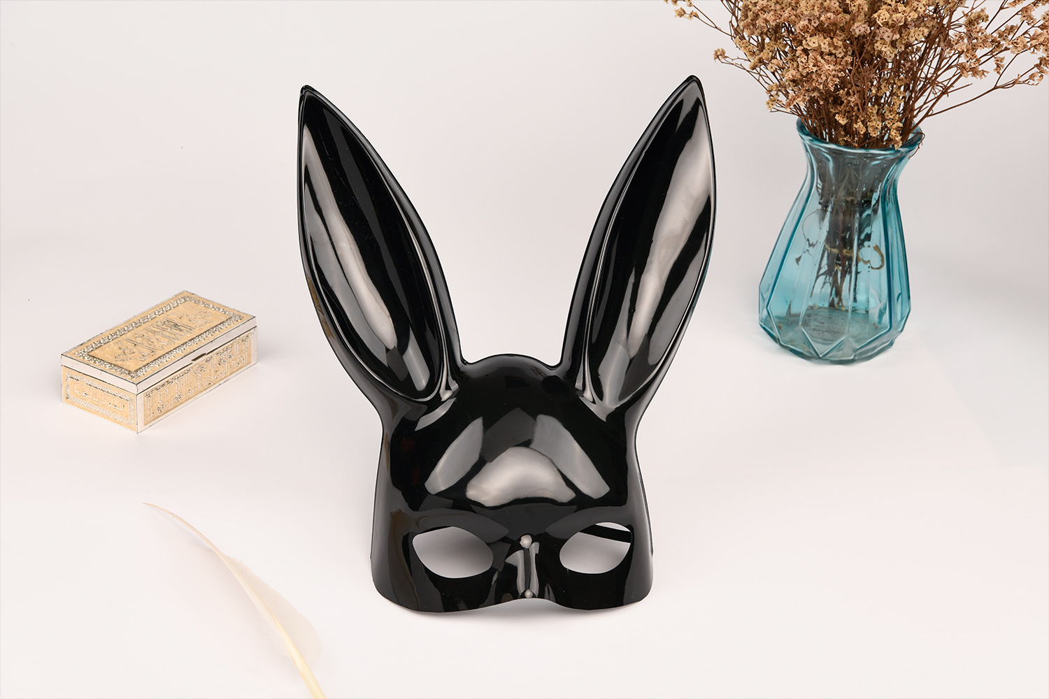 兔子面具夜店成人情趣化妆舞会面具女生兔女郎耳朵面具兔子面具