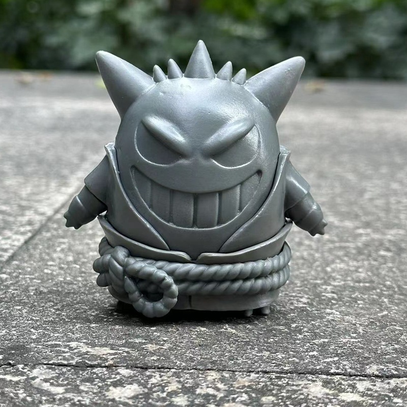 预售月底到仓宝可梦火影忍者手办耿鬼cos佐助模型汽车摆件-阿里巴巴