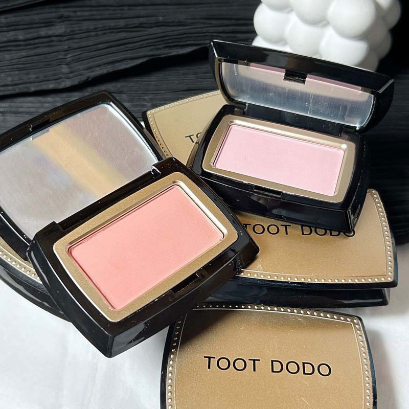 Toot Dodo Soft Yarn Brightening Blusher Chin Purple Chin Blue Natural Brightening Expansion Color Bronzing Powder Makeup Palette