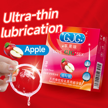 安全套Fruity Apple flavor  Condoms避孕套3只装外贸厂家批发