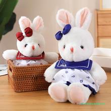 可爱卡通海军兔子公仔毛绒玩具生肖情侣兔娃娃公司年会活动礼物