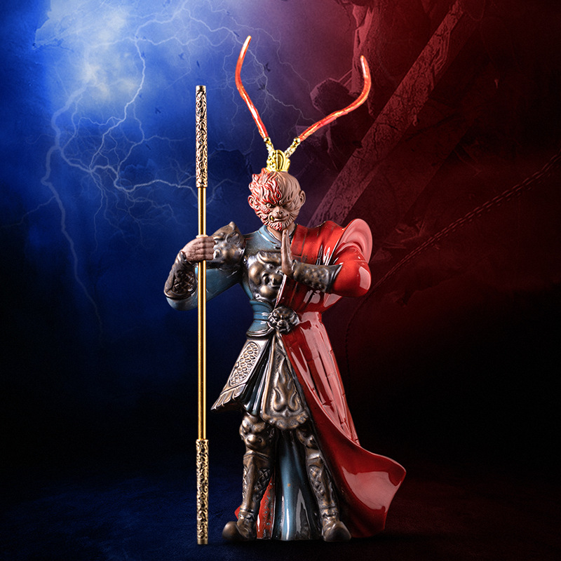 创意陶瓷美猴王孙悟空齐天大圣斗战胜佛魔大圣归来手办客厅大摆件