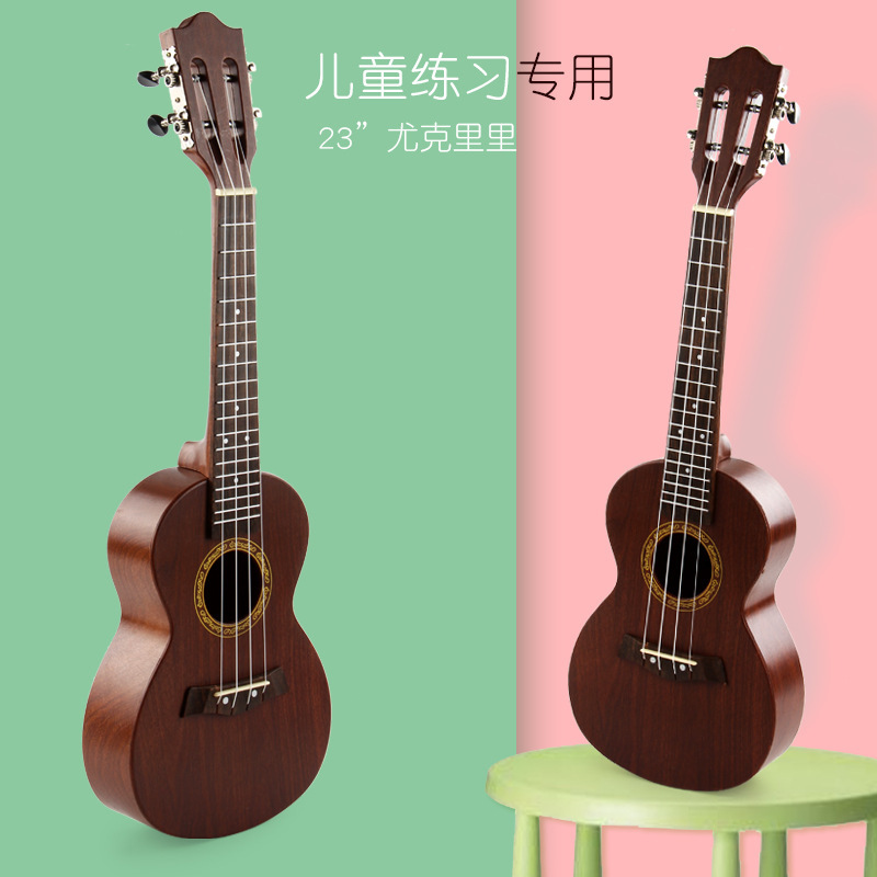 Factory Wholesale Guitar Ukulele Ukulele 21-Inch 23-Inch Guitar Ukulele Musical Instrument Toys Wholesale