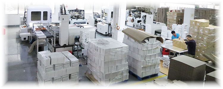 礼品盒全自动成型机车间