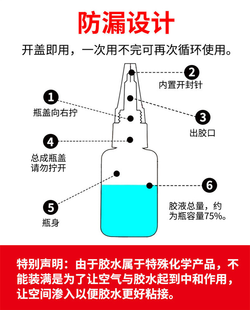 Factory Wholesale Internet Celebrity Same Stall Glue 502 Instant Instant Adhesive 50G Strong Glue Welding Agent