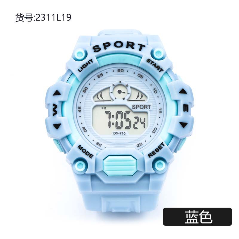 [Manufacturer] Watch Children Student Waterproof Electronic Watch Ins Style Sports Watch Wholesale Small Clear Man's and Woman's Watch