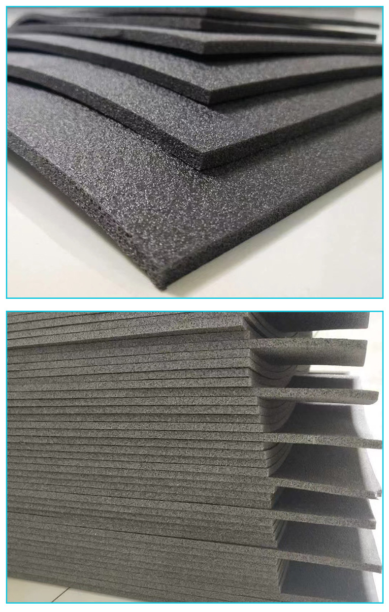 交联聚乙烯隔音垫 楼板减震墙体地面吸音隔音板xpe交联减震垫