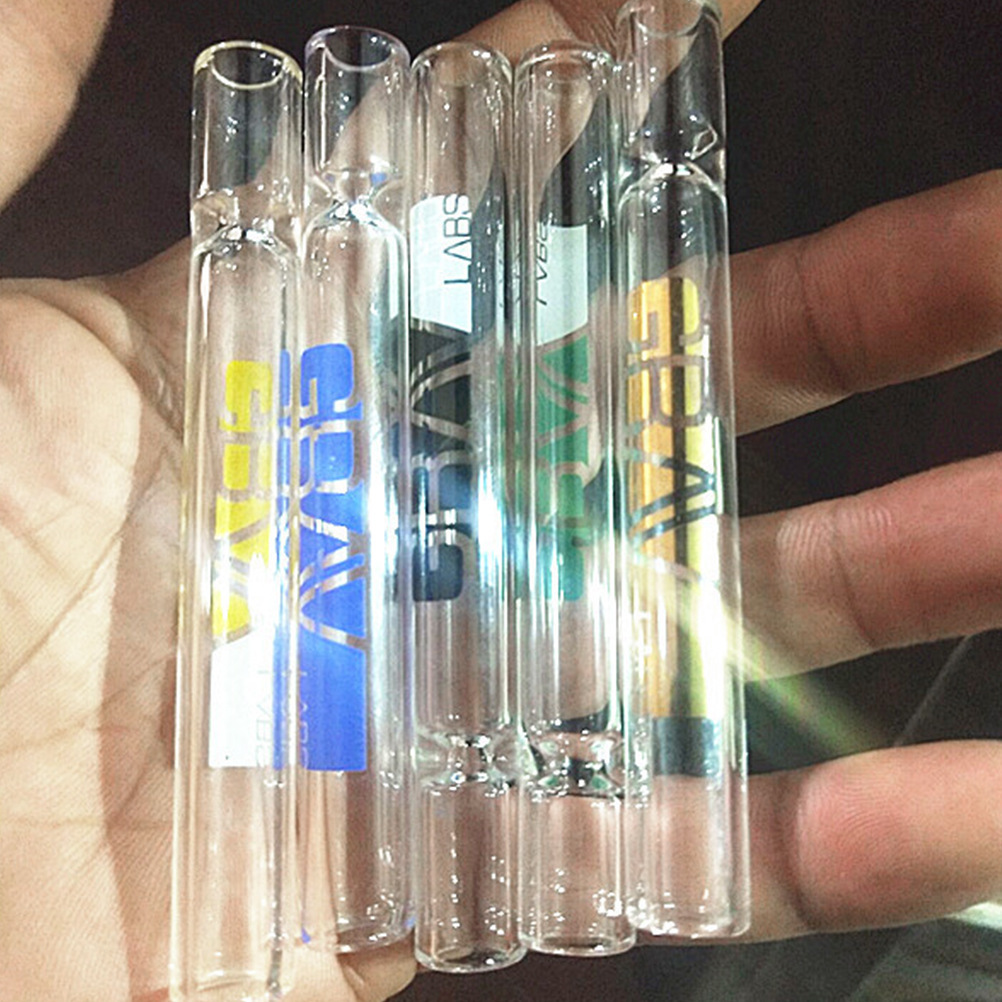 玻璃烟斗 高硼硅玻璃烟斗玻璃管烟嘴 logo烟管定制glass pipe