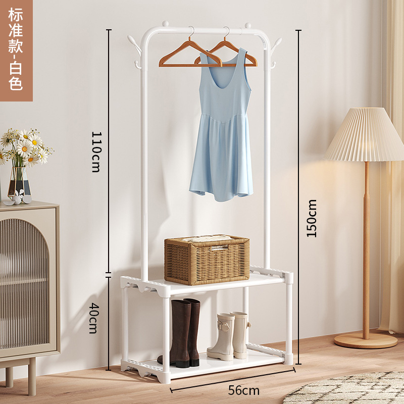 Foreign Trade Coat Rack Clothes Rack Floor Bedroom Movable Hanger Household Hangers Indoor Storage Rack