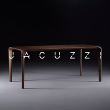 北美黑胡桃木餐桌长方形实木书桌榫卯结构茶桌1.8米樱桃木学习桌