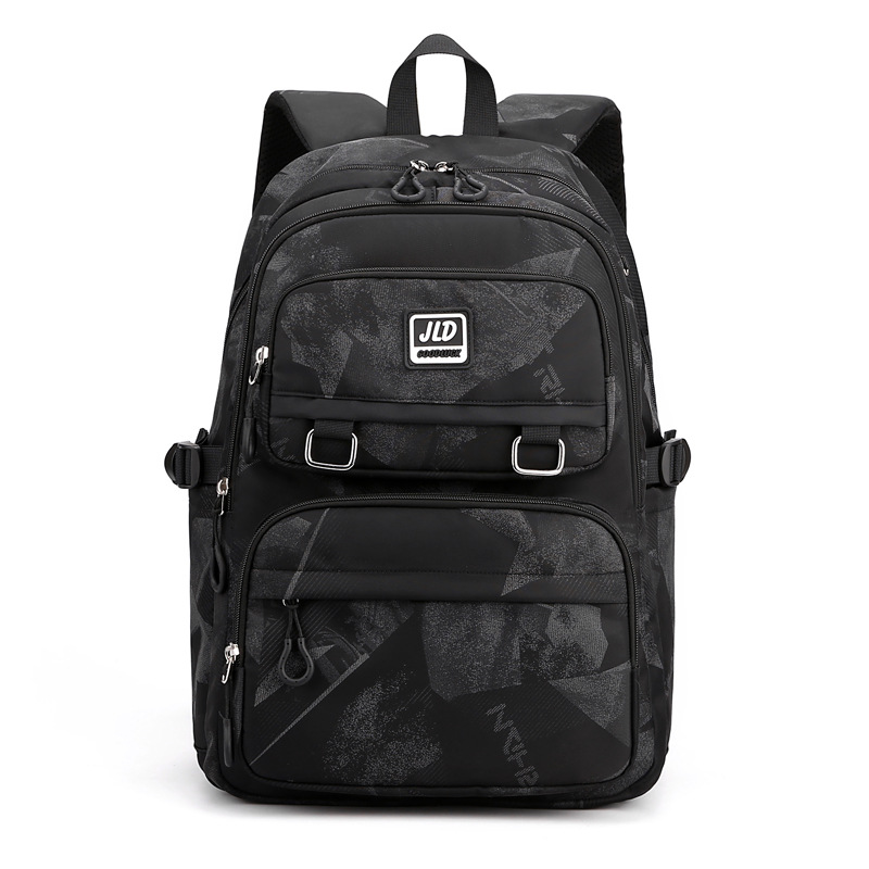 New Travel Backpack Nylon Men's Middle School Student College Students Bag Wholesale Large Capacity Men's Casual Backpack