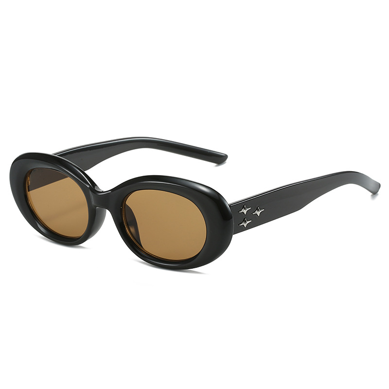 2022gm Trending on Tiktok Same Style Reflective Lenses Fashion Large Rim New Sunglasses Glasses Women's Ins Style Sunglasses