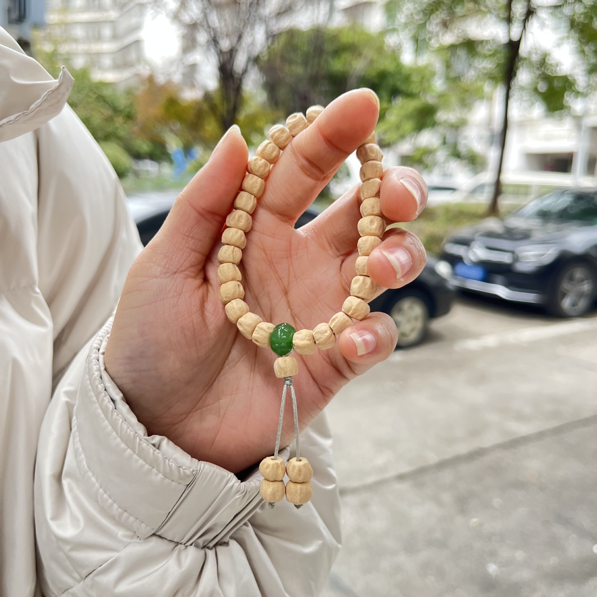 热振百香籽菩提手串108颗柏香籽原籽单圈男女手链佛珠文玩-阿里巴巴