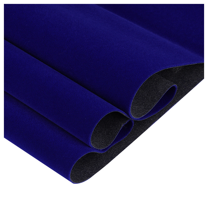 Spot Blue Spunlace Bottom Plush Health Box Glasses Ring Box Flannel Ribbon Colored Rope Adhesive Slitting