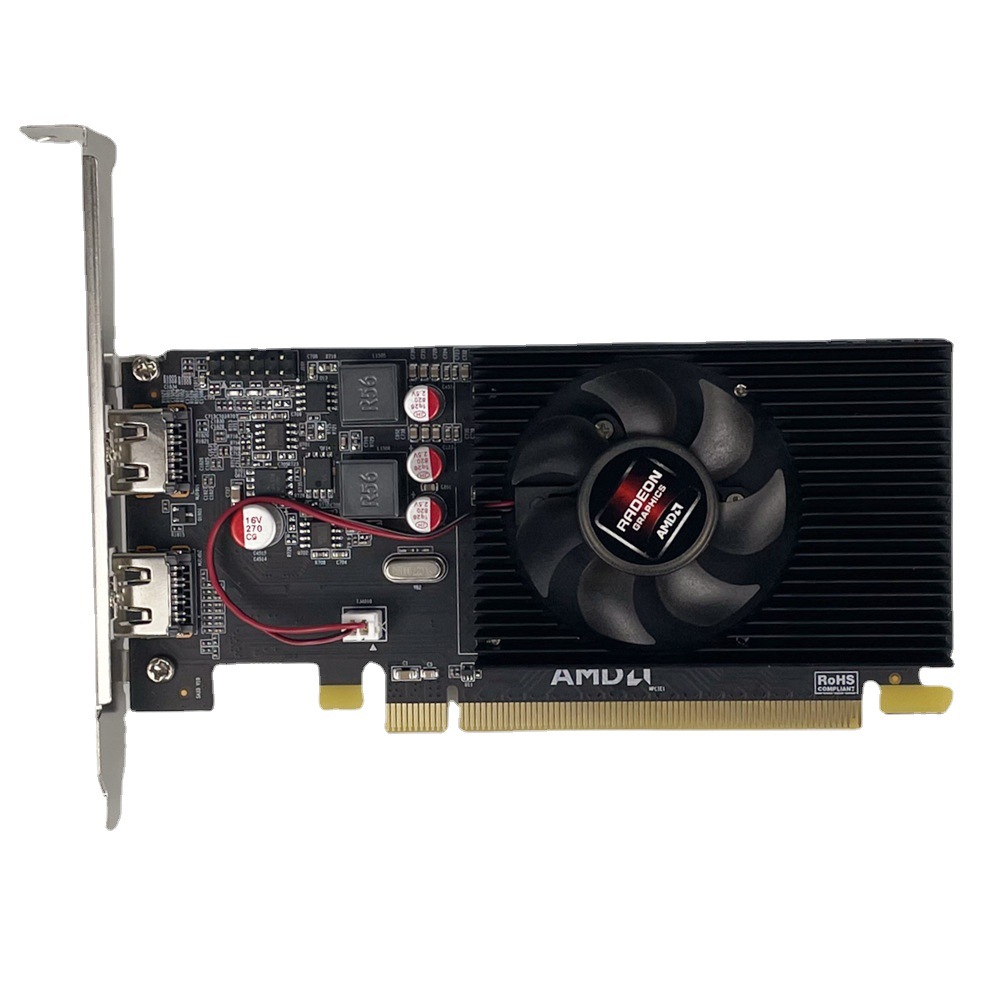 hd6570 2g ddr3 64bit.双hdmi显卡.半高显卡.