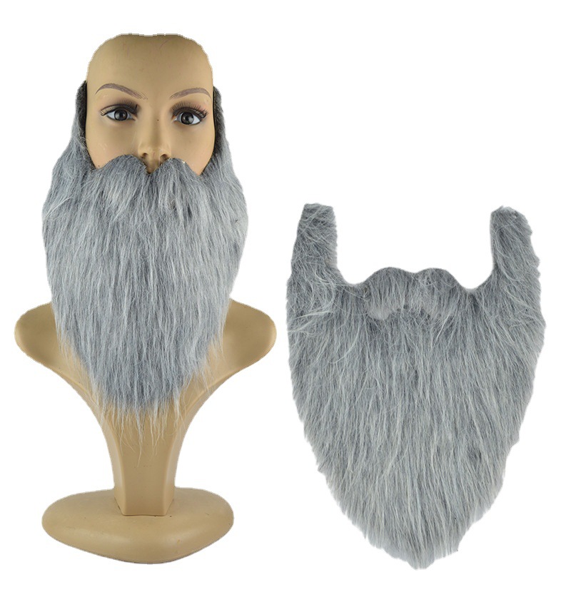 化妆舞会乳胶道具戴眼镜圣诞老人面具长胡子圣诞节老爷爷面具0639