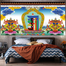 304-327西藏布达拉宫挂布 藏式背景布民宿房间改造拍照直播墙布大
