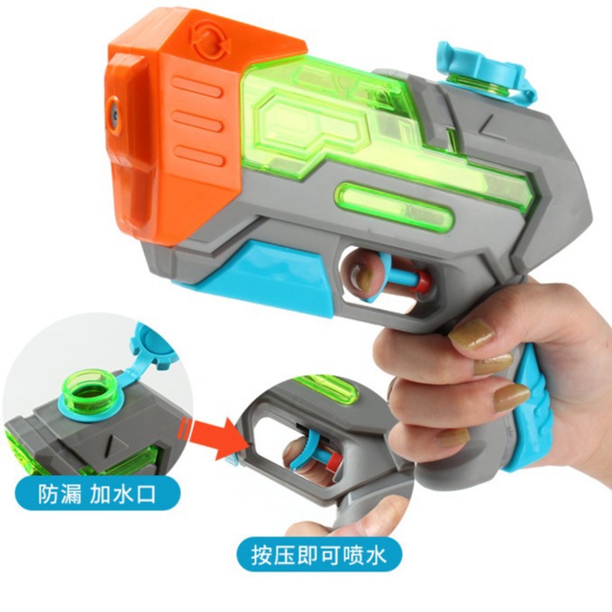 浴室夏季抽拉式水枪多款夏天沙滩大容量喷头戏水儿童水枪射水玩具