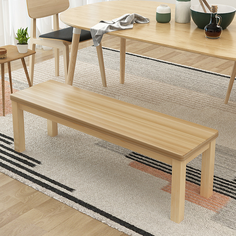 长凳换鞋凳简约长条宽板凳休息家用条凳餐椅实木长方形长条凳子