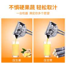 手动榨汁机甘蔗柠檬榨汁器石榴橙汁榨汁西瓜压汁器挤水果奶茶