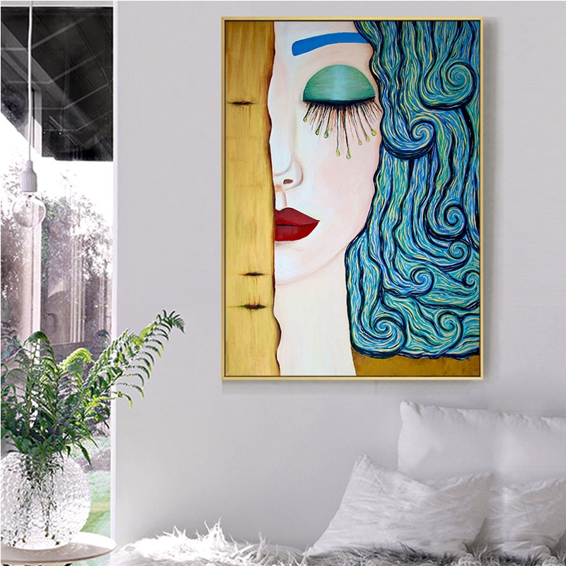 抽象帆布画名人艺术家油画海报墙艺术图片客厅家居装饰画芯