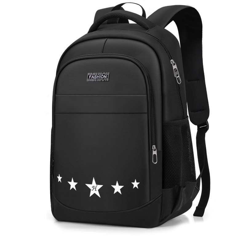 2023 New Large-Capacity Backpack Business Computer Bag Elementary and Middle School Student Schoolbags Fashion Simple Backpack Travel Bag