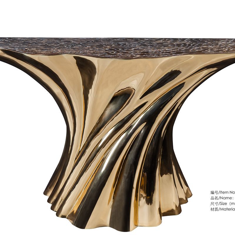 酒店会所别墅高端奢华黄铜餐边柜子高柜客厅装饰柜收纳摆设家具