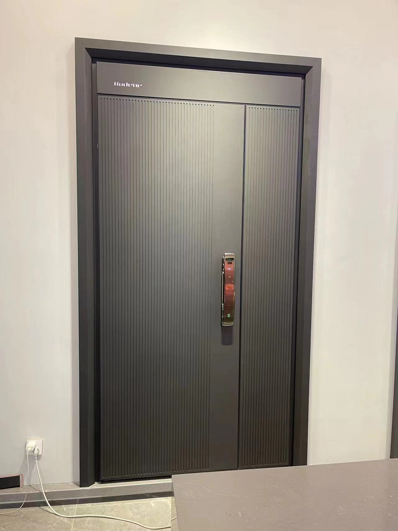 小区进户门铸铝门甲级防盗门一对一免费设计别墅铸铝门