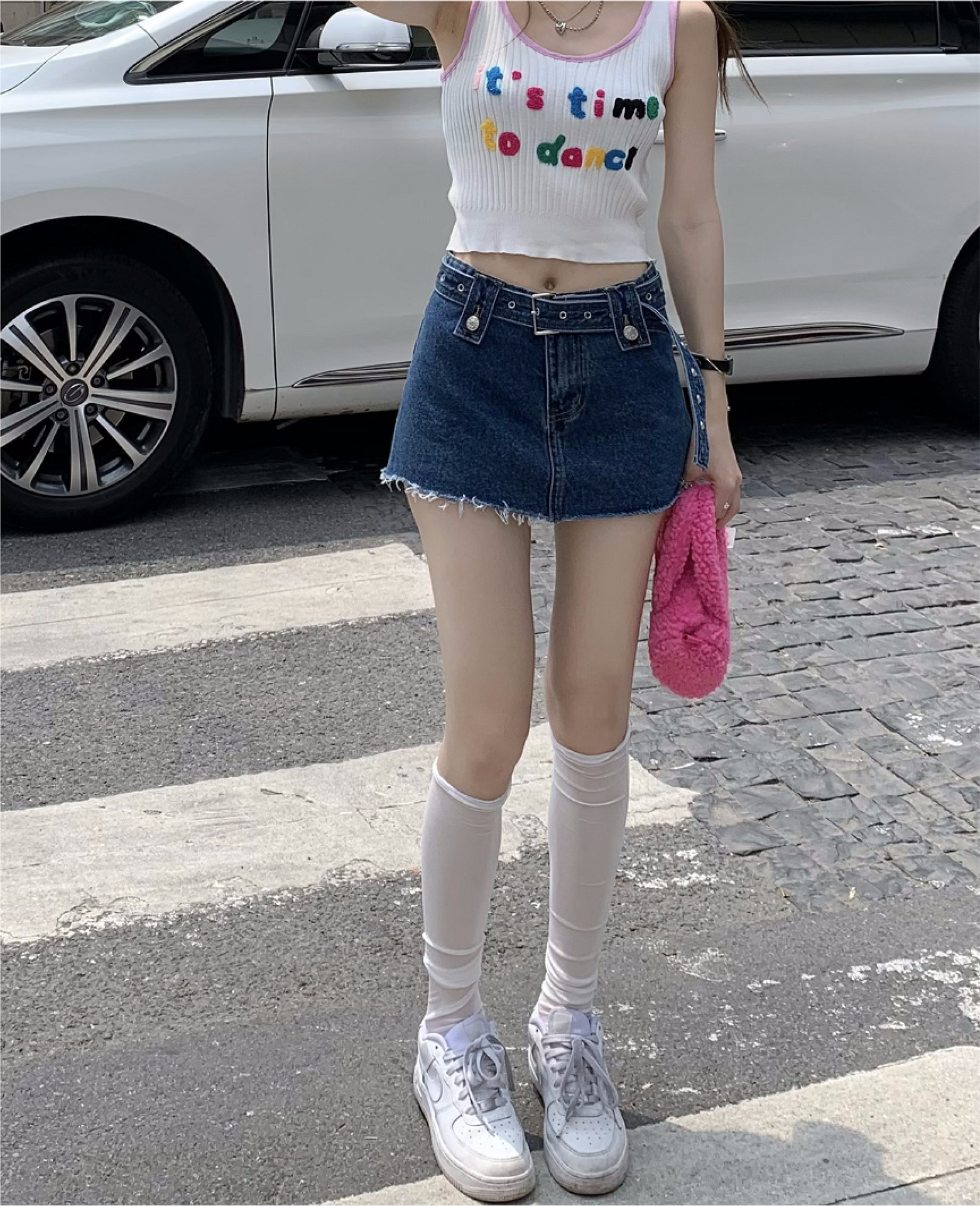 低腰牛仔短裙新款