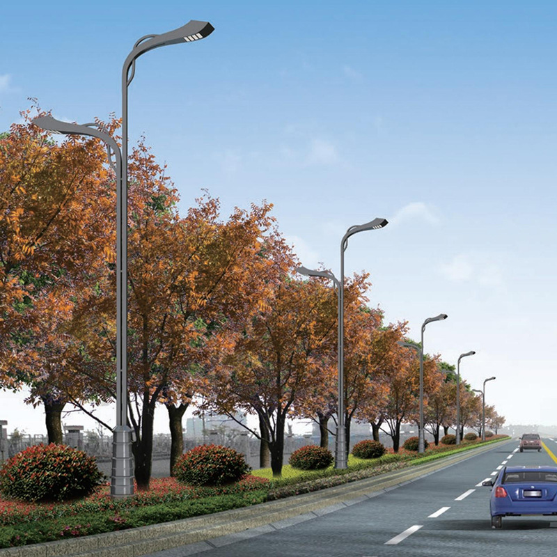 厂家供应新款组合路灯杆 新中式10米12米led200w景观路灯