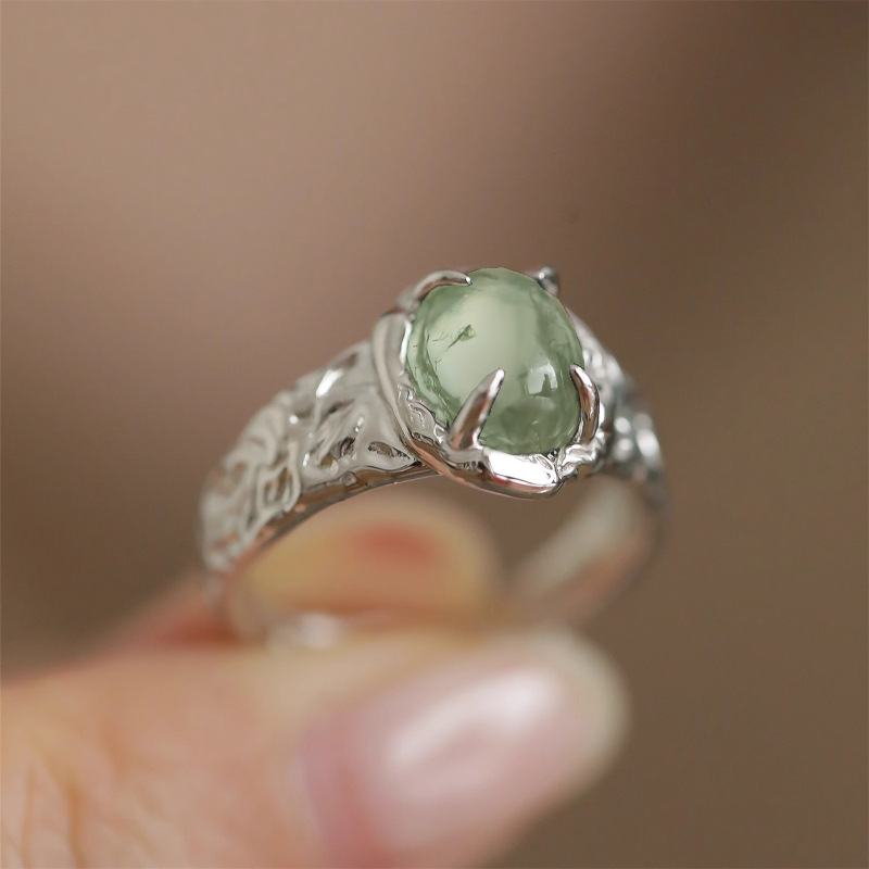 Unique and Exquisite Agate Texture Loose Ring for Women Affordable Luxury Style Fashion Minority Design All-Match High-Grade Ring Fashion