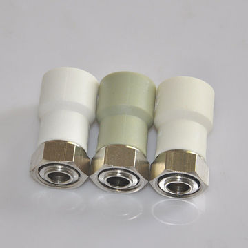 4分20加厚热水器活接ppr 活直接活接弯头 活接三 铜帽水管配件b