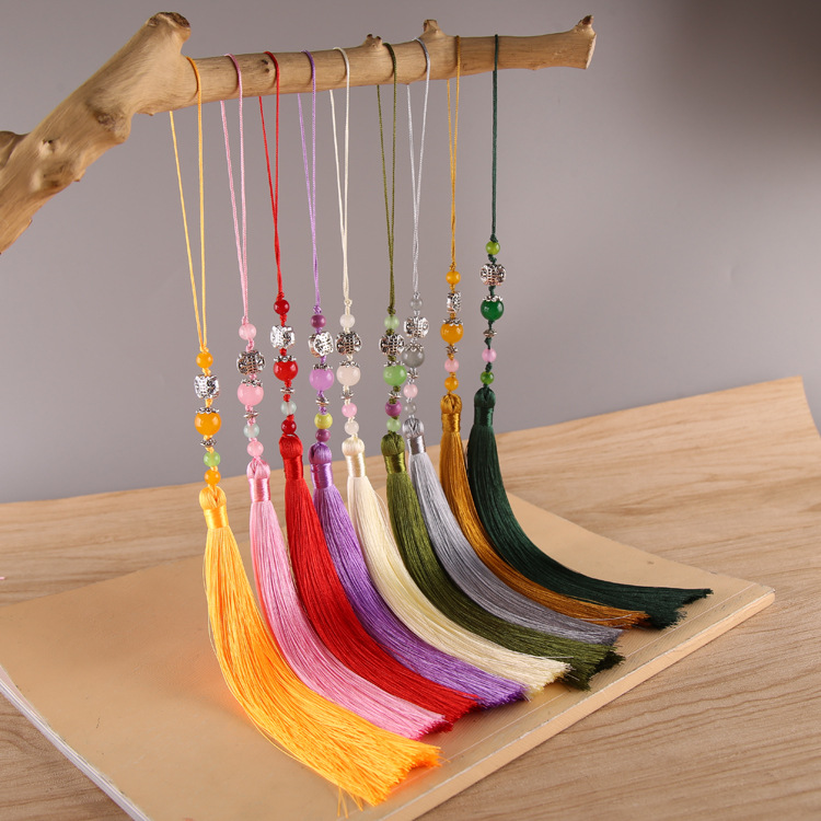 中国结流苏古风扇子吊穗团扇穗子扇穗扇须香妃扇吊坠宫扇挂饰现货