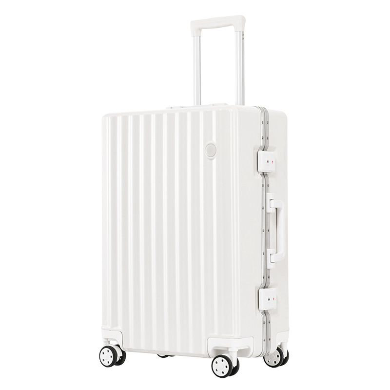 Aluminium Frame Luggage 20-Inch Universal Wheel Suitcase Internet Celebrity Large Capacity Luggage Student Password Suitcase Men and Women Same Style