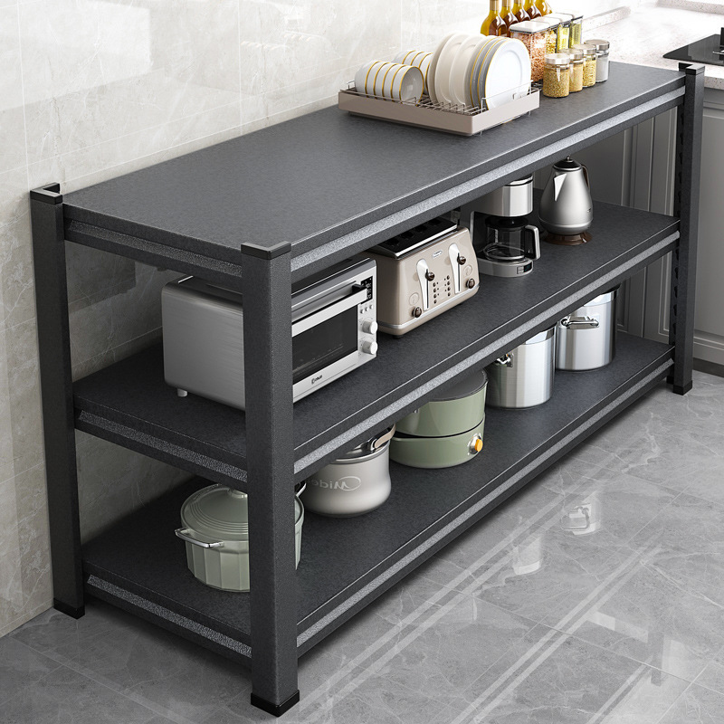 佳帮手厨房置物架落地多层微波炉收纳多功能锅架货架橱柜储物架子