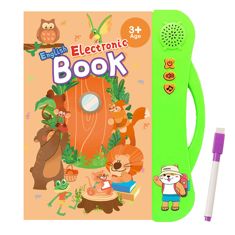 Cross-Border New English Point Reading Children's Early Education Toys Audio Book English E-book English E-book