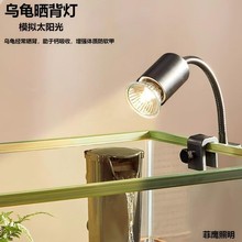源头工厂乌龟蜥蜴爬宠晒背灯宠物补钙自动定时UVA取暖加热夹子灯
