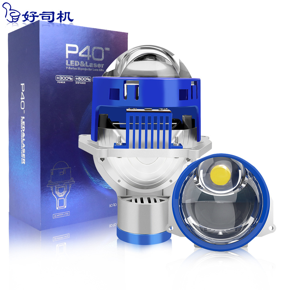 3 Inch New LED Direct Laser Lens Car LED Headlight Dual Light Led Lens Far and near Integrated Headlight