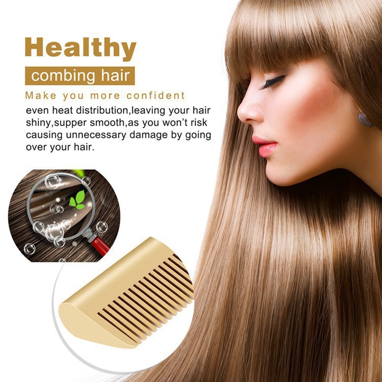 Amazon Hot Sale Electric Hair Curler Household Hair Curler Wet and Dry Copper Comb Straight Multi-Functional Electric Straight Comb