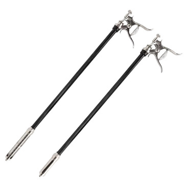 长臂注射器兽用加长连续注射疫苗针器金属可调50ml长杆注射枪30ml