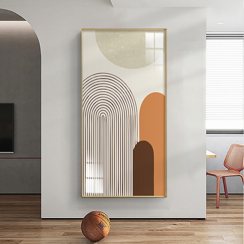 大幅高级感落地画轻奢抽象画客厅装饰画沙发背景墙挂画样板房壁画