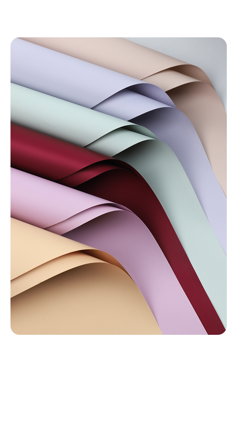 纯色欧雅纸鲜花包装纸批发花束包花纸开业花篮礼品玫瑰花花艺材料