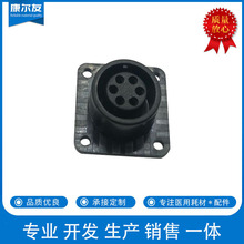 通用麦瑞金科微深迈监护仪心电导联线6P母座医用连接器电缆